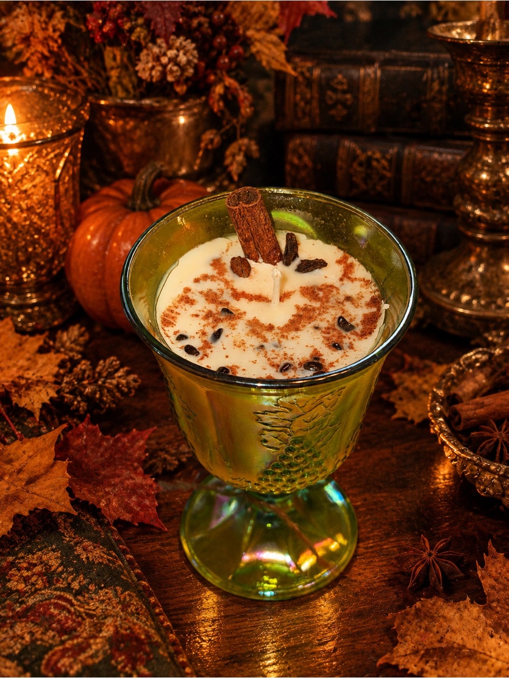 🎃🍂 Warm Spiced Pumpkin Bread Soy Wax Candle 🕯️